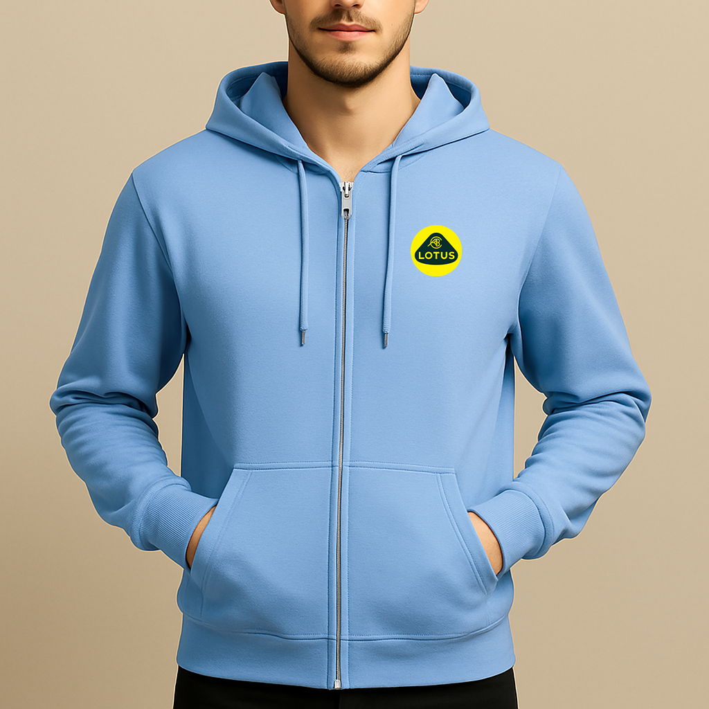 Men’s Lotus Car Zipper Hoodie
